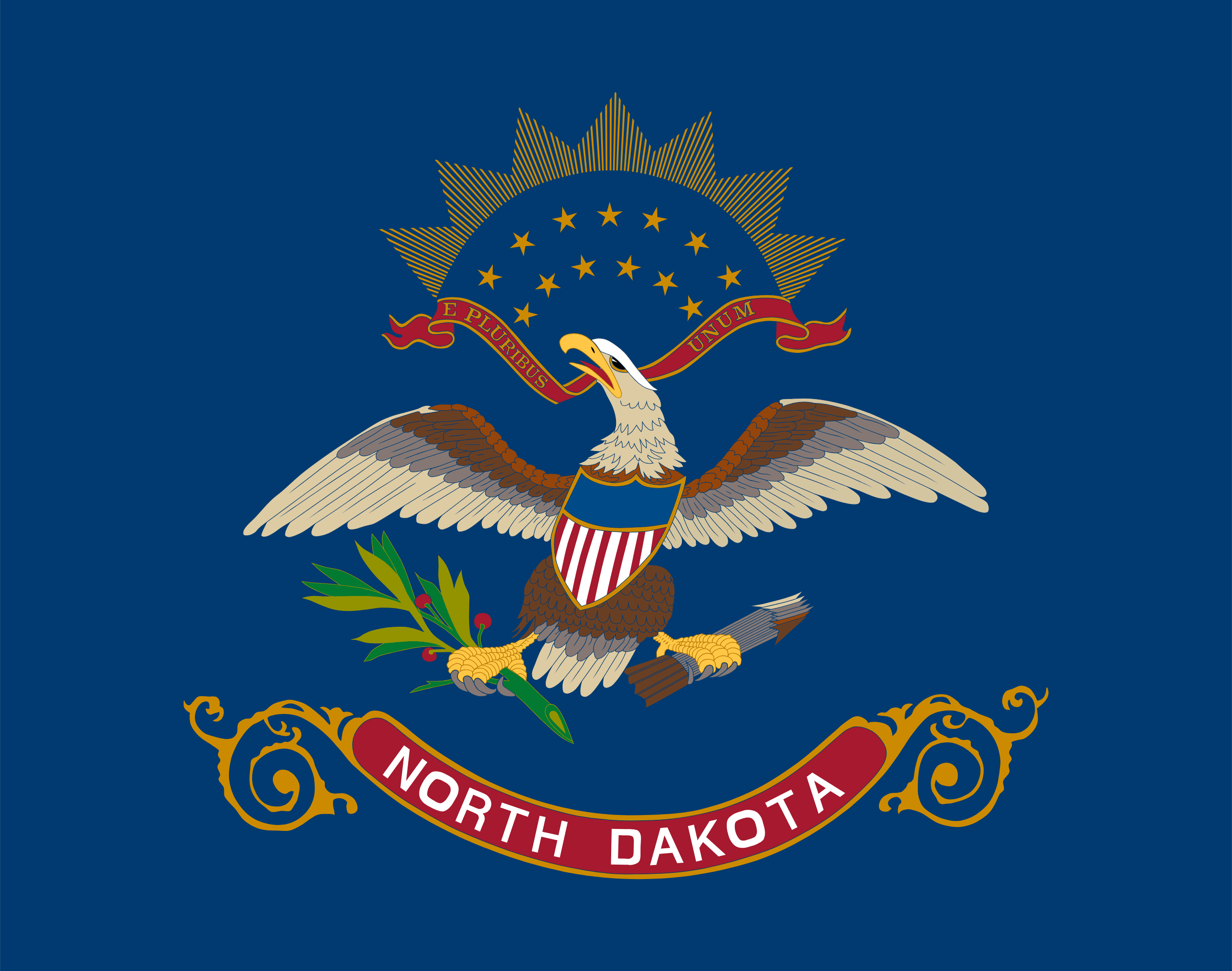 north dakota state flag